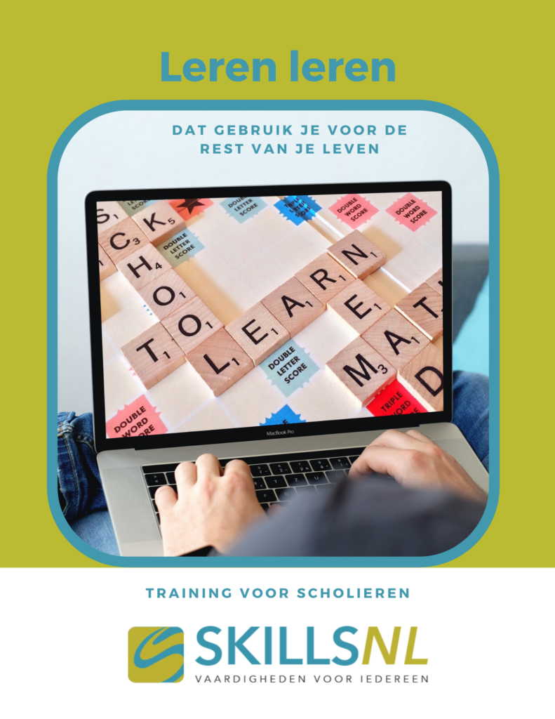 SkillsNL_vaardighedenvooriedereen_Voorblad Brochure Leren leren voor scholieren